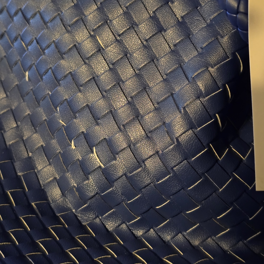 Blue Woven Tote Bag - Picture 2 of 9
